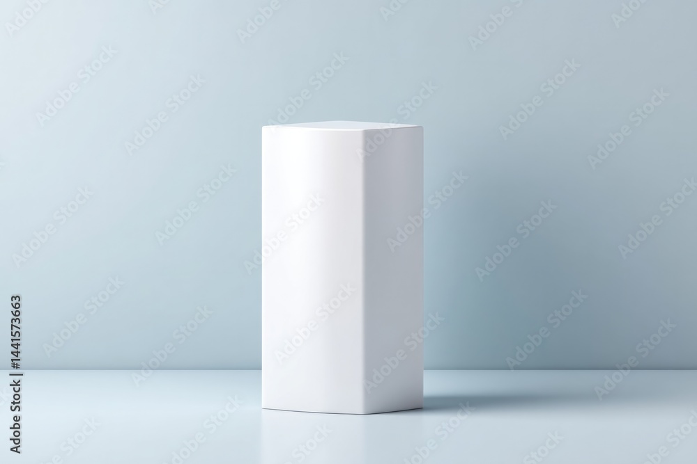 Poster sleek empty food podium with ample copy space perfect for minimalistic presentation