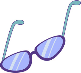 Cartoon Sunglasses Illustration