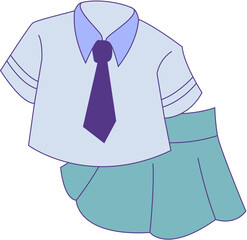 School Uniform Illustration