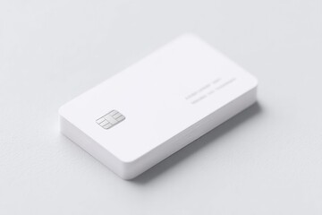 minimalistic composition featuring sleek bank card on seamless monochrome background showcasing concept of banking