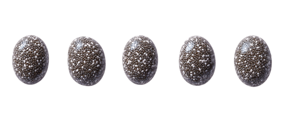 Pack of Chia Seed Against Transparent Background for Health Branding, Superfood Promotion, or Organic Design Projects