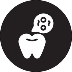 dental care glyph icon