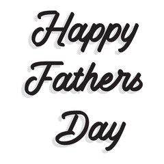 Father's day lettering for Gift card. Vintage Typography, great design for any purposes. Modern calligraphy template. Father's Day SVG T shirt Design Bundle. Happy Fathers Day elegant calligraphy .