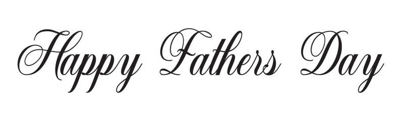 Happy Fathers Day bow tie typography banner. Father's day sale promotion calligraphy poster with doodle necktie and divider sketch line. Father's day lettering for Gift card.  Modern calligraphy 