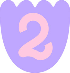 Ransom Number 2 Handdrawn Alphabet