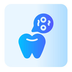 dental care gradient icon