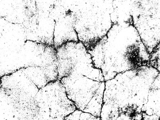 cracked wall texture on transparent background