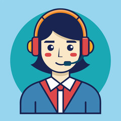 customer care service vector