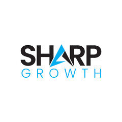 Accelerate success with this Sharp Growth logo—perfect for startups, finance, and consulting brands. Modern, dynamic design symbolizes progress, innovation, and upward momentum.