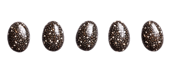 Pack of Chia Seed Against Transparent Background for Health Branding, Superfood Promotion, or Organic Design Projects