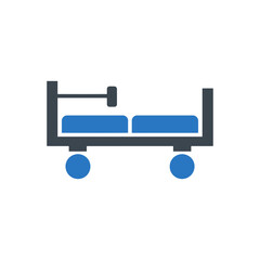 Hospital Bed Mobile Icon