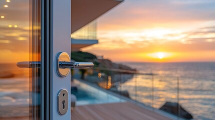 Fototapeta premium Coastal Modern Luxury Home Exterior