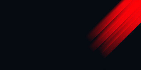 Obraz premium Black and red shiny light abstract background with diagonal lines abstract. Futuristic technology concept