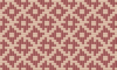 seamless traditional woven pattern called Anyaman