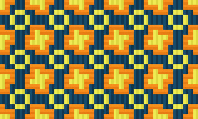 seamless traditional woven pattern called Anyaman