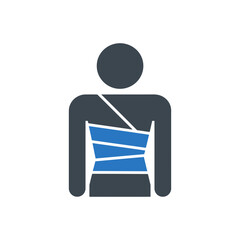 Torso Bandage Support Icon