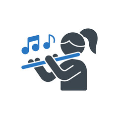 Flute Classical Music Icon