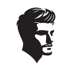 Male Model silhouette vector illustration 