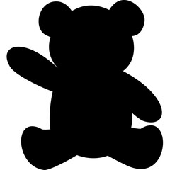 Teddy Bear Silhouette