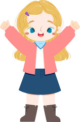 Adorable Asian Girl explains about gardening and plant