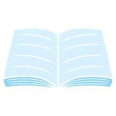 open book vector illustration