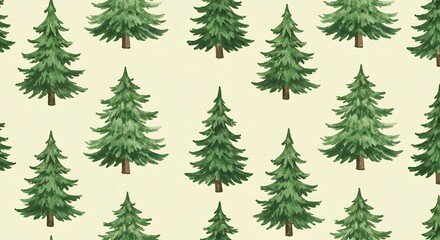 Obraz premium Evergreen Enchantment AI Generated