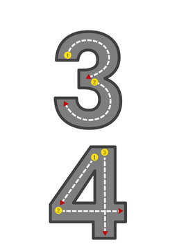 Fun and educational number worksheet for kids. Ideal for preschool and kindergarten learning activities, helping children recognize, trace, and count numbers in a playful way.