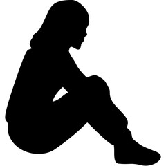 People Sitting Silhouette