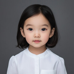 portrait of a little girl