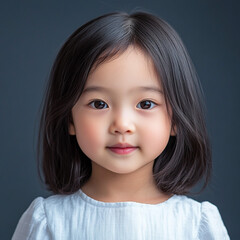 portrait of a little girl