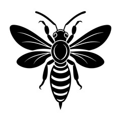 Wasp Silhouette vector illustration