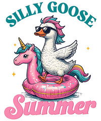 Trendy Summer T-Shirt Design PNG with Transparent Background for Sublimation and Apparel Printing