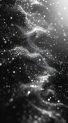 Dreamy blue glitter blur image high resolution picture