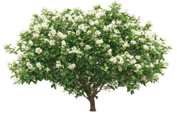 Obraz premium Stunning Flowering Shrub in Full Bloom