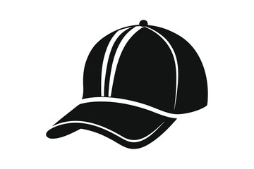 baseball cap vector illustration on white background