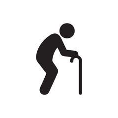 elderly person icon