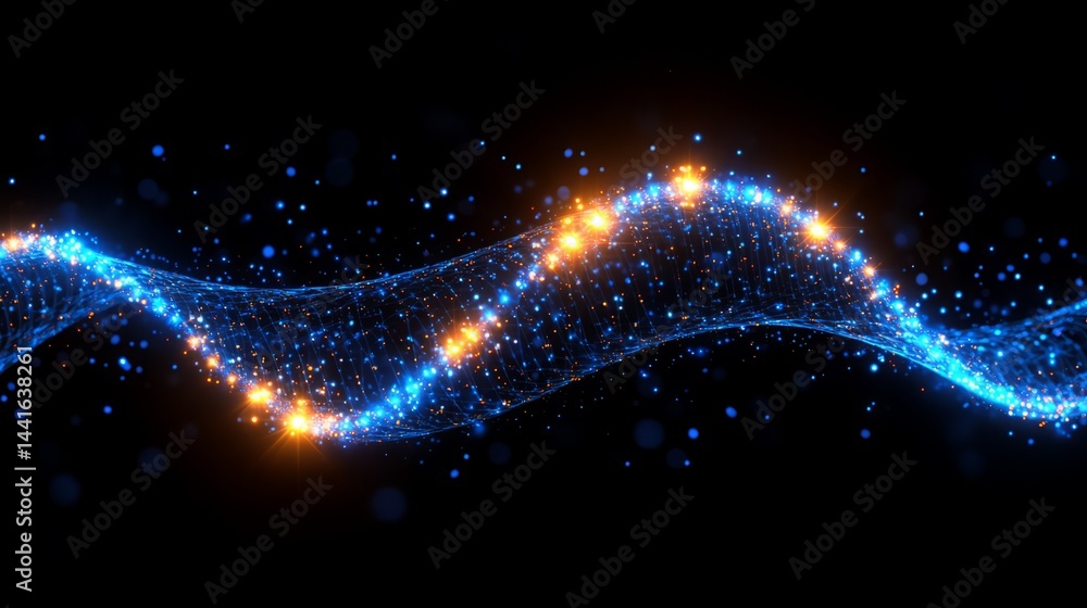 Aufkleber quantum wave: a captivating visual representation of a dynamic energy wave, radiating with an ethere