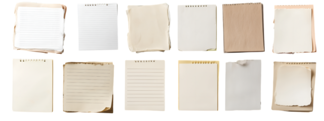 Collection of Vintage Paper Textures: A captivating array of textured papers, each telling its own story, arranged in a visually striking composition. Evoking feelings of nostalgia and timelessness.