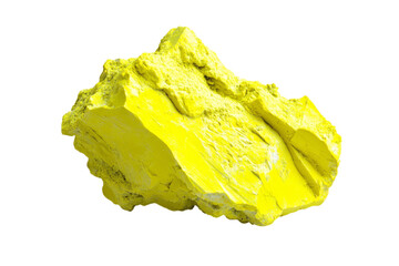 Radiant Yellow Mineral Specimen