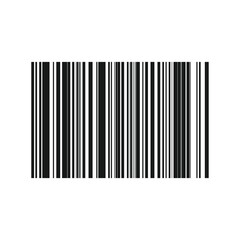 Flat style bar code vector icon isolated on white background. Vector illustration. EPS 10