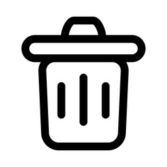 Trash bin icon