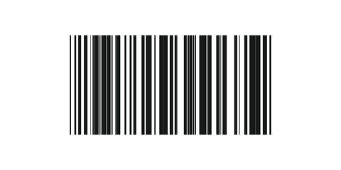 Flat vector barcode icon, barcode symbol for online retail, barcode icon for product packaging, simple barcode icon vector art, barcode symbol icon for digital use