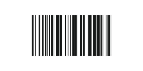 Flat vector barcode icon, barcode symbol for online retail, barcode icon for product packaging, simple barcode icon vector art, barcode symbol icon for digital use