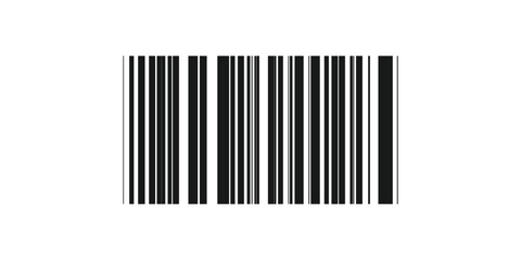 Barcode icon isolated in vector, bar code, barcode symbol icon for mobile app, web UI or retail marketing