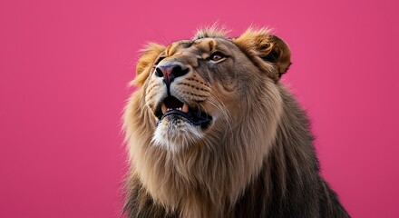 Obraz premium Pink Majesty AI Generated