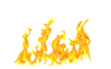 Flames abstract isolated, Flame effect texture isolated on the white background, Flaming explosion, art pattern burn of fire blaze 