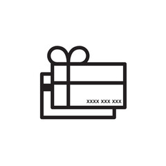 Gift card icons
