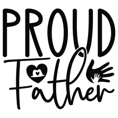 Obraz premium proud father