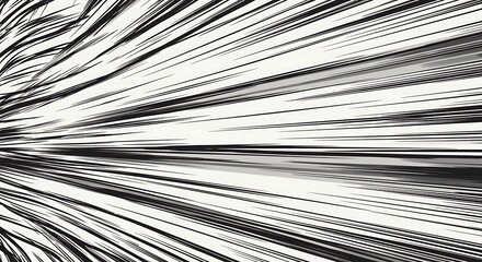 Fototapeta premium Monochrome Velocity AI Generated