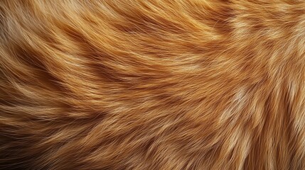 Fototapeta premium Orange cat fur texture background